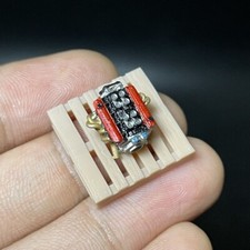 1:64 Scale Diorama Car Engine Model for Ford Shelby 427 V8 Engine Scene Model 