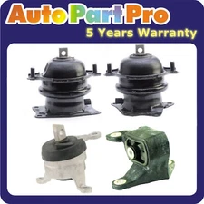 Engine Motor Mounts & Trans. Mount 4Pcs Set for Acura MDX, Honda Pilot 6 Speed