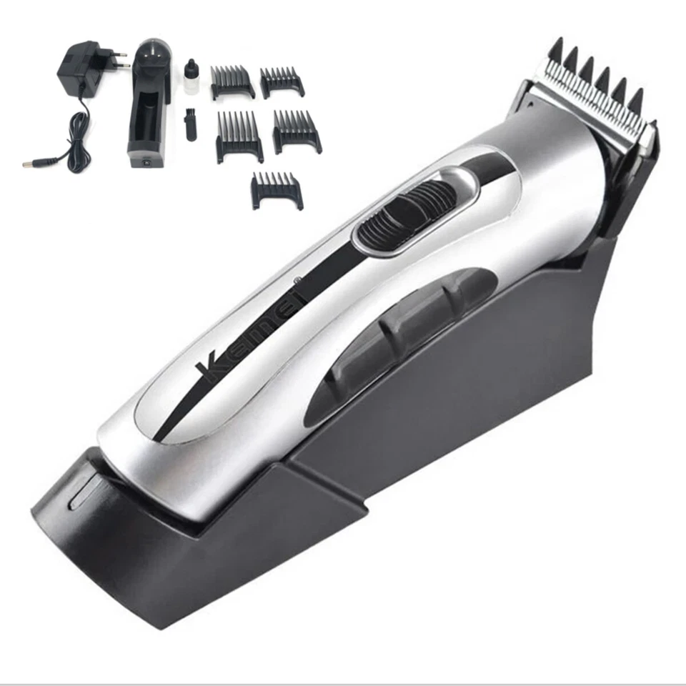 KEMEI Haarschneider Haarschneidemaschine Profi Trimmer Rasierer Bart Clipper Hair Akku