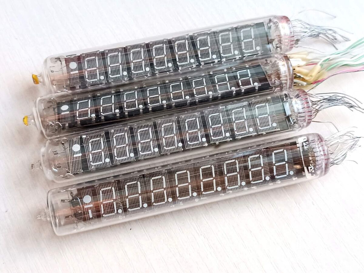 1 pcs IV-18 VFD Tube DIGIT DISPLAY NIXIE CLOCK luminescent 1 pcs IV-18 VFD Tube DIGIT DISPLAY NIXIE CLOCK luminescent