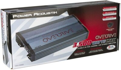 Power Acoustik OD5-3500D 3500 Watt 5 Channel Car Speaker Subwoofer