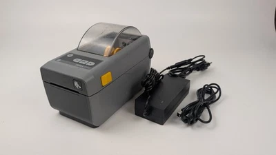 Zebra ZD410 Direct Thermal Label Printer USB Bluetooth ethernet /w Adapter + USB Foto 1 de 4