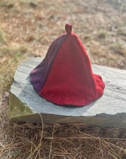 Handmade Wool Felt Sauna Hat Double Lined USA Made Traditional Style Unisex