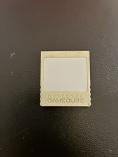 Official Nintendo Gamecube Memory Card DOL-008 Genuine Grey OEM Tested Working