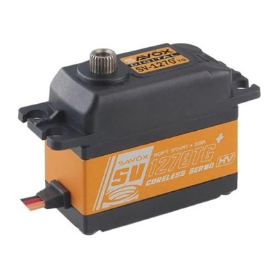 Servos SV1270TGP High Voltage Coreless Digital Servo W/Soft Start, 0.10Sec / 624