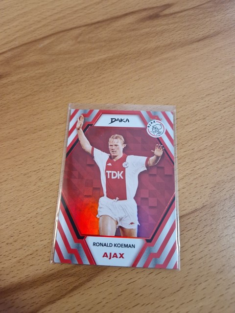 DAKA 2024 25 AFC Ajax Amsterdam Hobby Box Ronald Koeman Base Red to 25 #NO-29