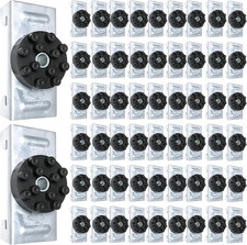 100-Pack Soundproofing Clips, Sound Isolation Clips for Walls and Ceilings, Deco