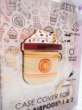 Delia's Pumpkin Spice Latte Apple AirPods 1  2 Case Cover New in Package