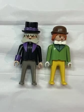Vintage Playmobil Figurines 1974 Professor Mobilux & Assistant Patrick 3099