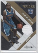 2010-11 Prestige Prestigious Picks Gold Materials 61/99 Craig Brackins #20 0a1