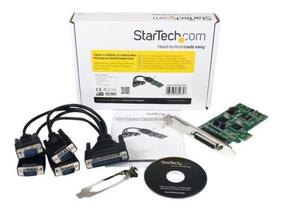 StarTechcom 4 Port Serial PCI Express Interface Card PEX4S232485