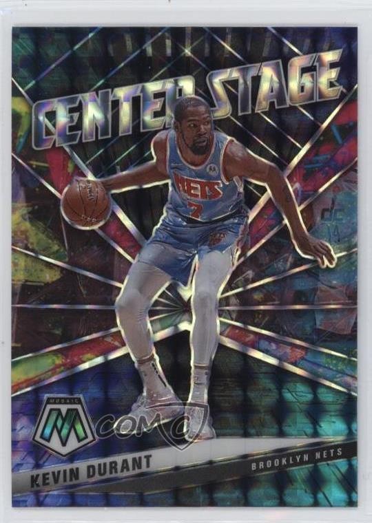 2020-21 Panini Mosaic Center Stage Kevin Durant #9 7iu