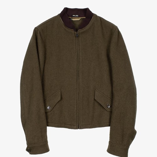 Miu Miu by Prada Men Jacket Vintage Bomber Size IT50-M