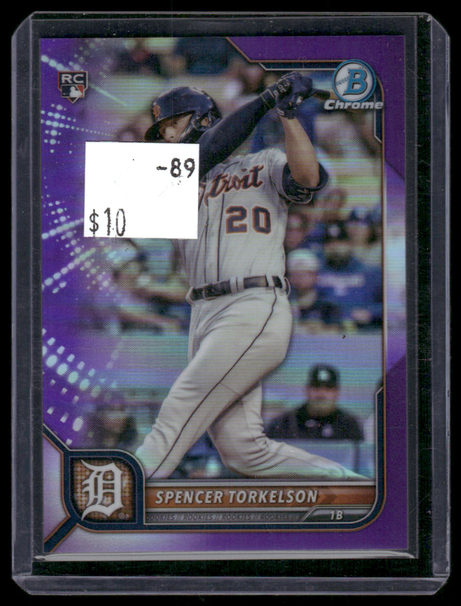 2022 Bowman Chrome #53 Purple Refractor Spencer Torkelson /250 RC