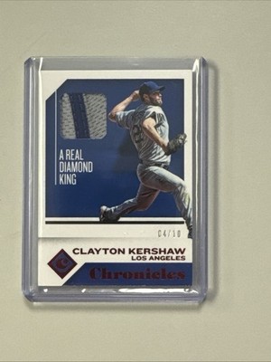 2018 Panini Chronicles Clayton Kershaw Patch /10 