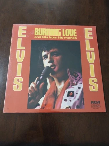 Elvis Presley "Burning Love And Hits From His Movies" FACTORY SEALED!! Vinyl