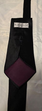 George Machado Zylos Platinum Collection 100 Silk Tie Black Vintage