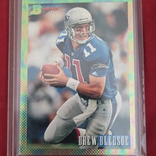 Bowman 1993 Drew Bledsoe New England Patriots Rookie #11 NFL Football Card. rookie card picture