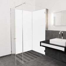 Tylna ściana prysznicowa Pojedynczy panel Płyta z tworzywa sztucznego Okładzina ścienna Lustro z płytek