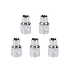 Shallow Socket 3/8 Inch Drive 8mm 6 Point -5pcs