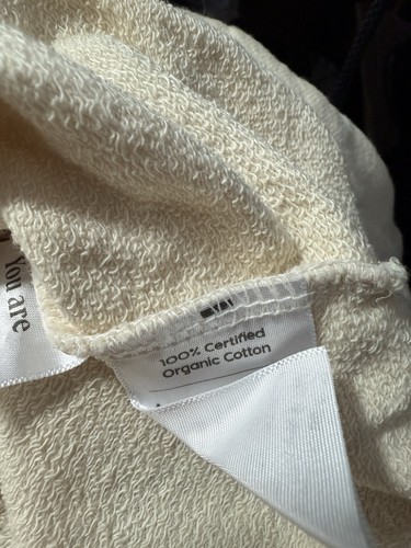 MATE 100% ORGANIC COTTON PULLOVER TOP TUNIC SWEATER w LONG SLEEVES-SZ S-USED - Picture 10 of 10