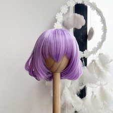 1/6 1/4 1/3 Bob Wig Straight Bangs Short Hairs High Temperature Fiber Fit BJD