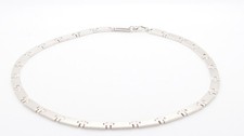 puristisch MODERNIST Silber 925 Collier Halskette ESPRIT Kreuz Symbol L 43,5 cm