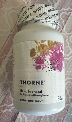 Thorne Research Basic Prenatal Pregnancy Nursing 90 Caps Exp 06/26