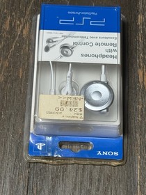 Sony Headphones With Remote Control, PSP PlayStation Portable PSP140u 98524 NEW