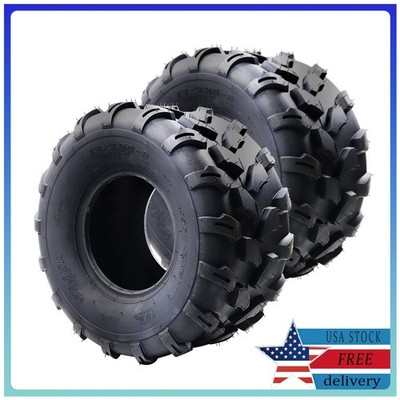 Pack of 2 19X9.50-8 4PR ATV Tires All Terrain Tubeless ATV UTV Trail Mud Tires