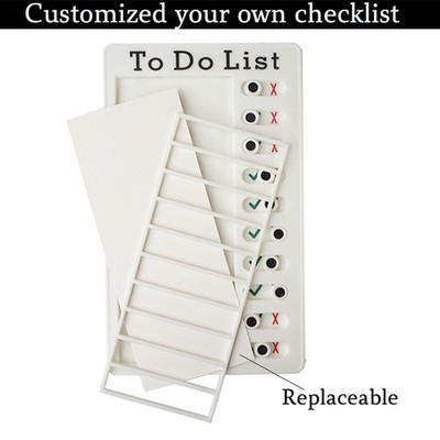 Memo Checklist Check Plan Memo Daily Planner Task Pad for Home Schoool Reusable