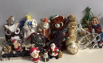 Huge Mixed Lot 16 Vintage Christmas Items~Different Styles~Total Radom Mix