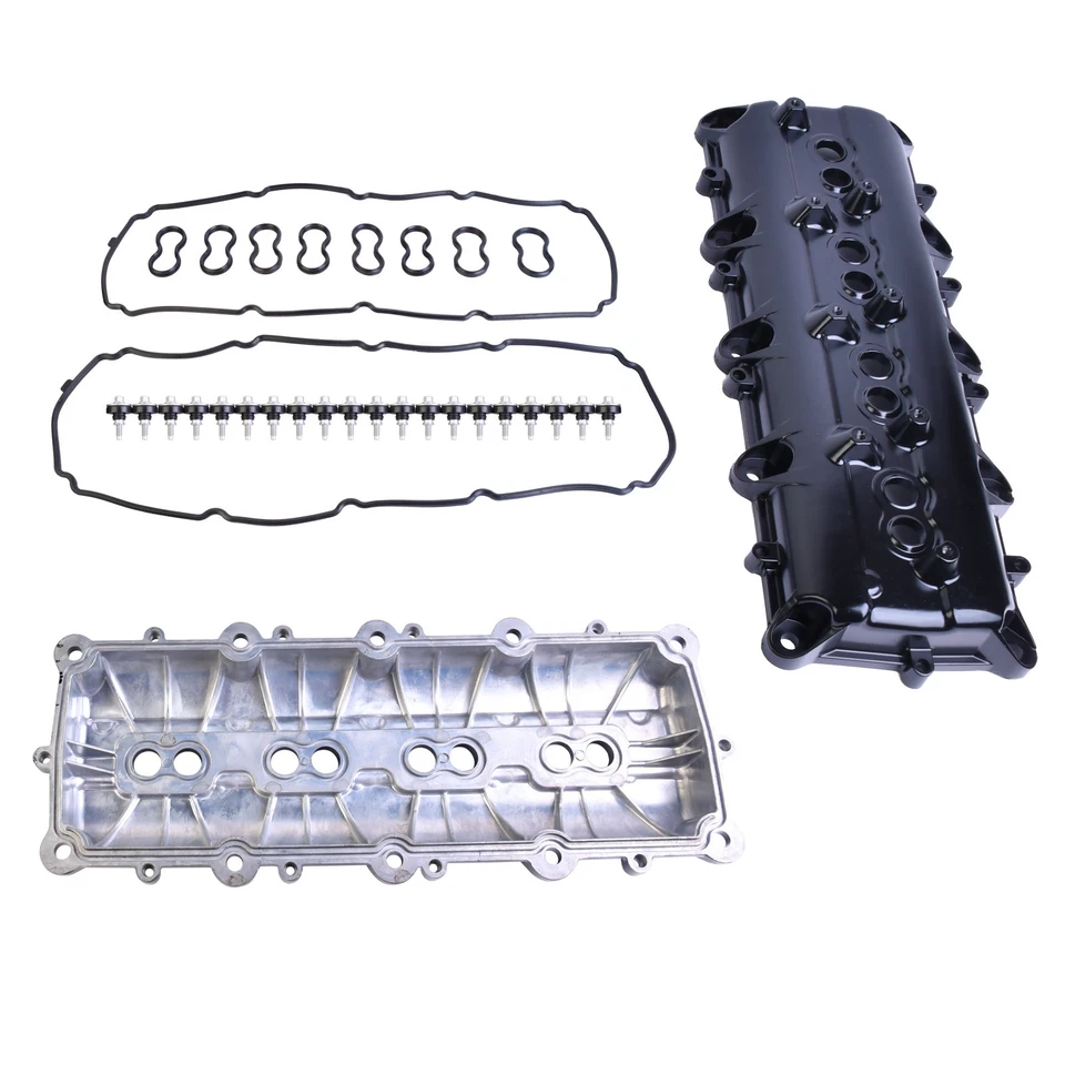 2x Aluminum Valve Cover Set for 2009-2010 Dodge Ram 1500 2011-2021 Ram 1500 5.7L - Image 3 of 4