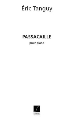 Passacaille | Eric Tanguy | Buch | Editions Salabert | EAN 9790048002487