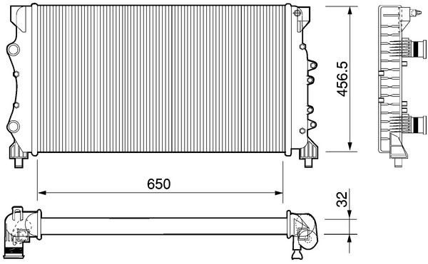 Mahle KüHler, MotorküHlung CR 1110 000P FüR Renault-image