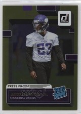 2022 Panini Donruss Rated Rookie Press Proof Gold 2/50 Andrew Booth Jr #369 gb2