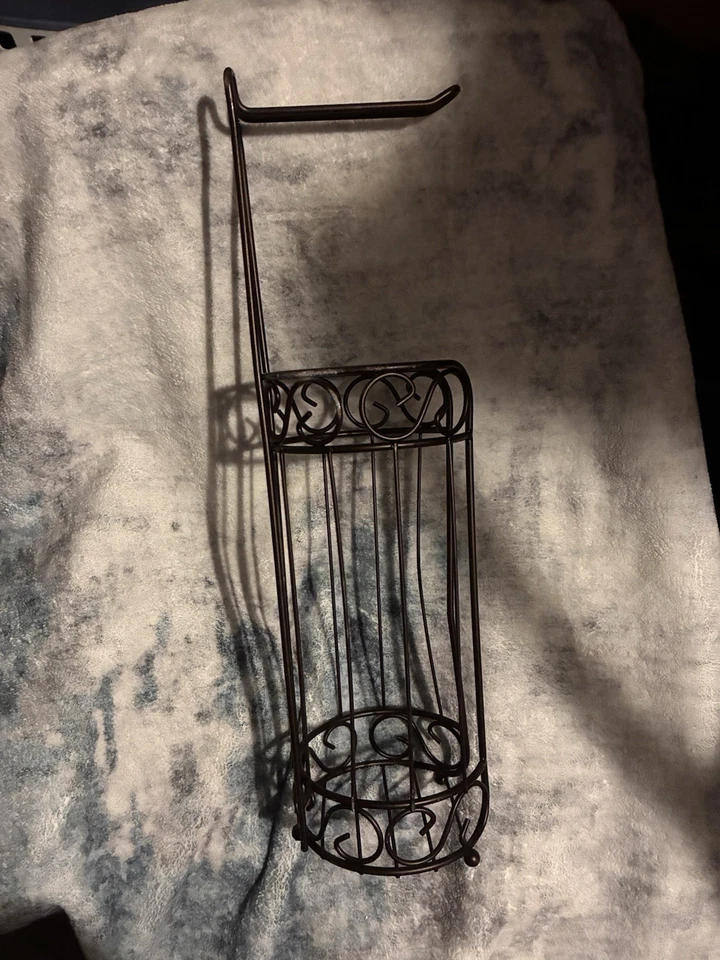 Suporte de papel higiênico bronze suporte livre, - Imagem 2 de 3