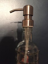 2 Pack Stainless Steel Soap Dispenser Pumps 28/400 Neck with Cut-to-Fit Tubes