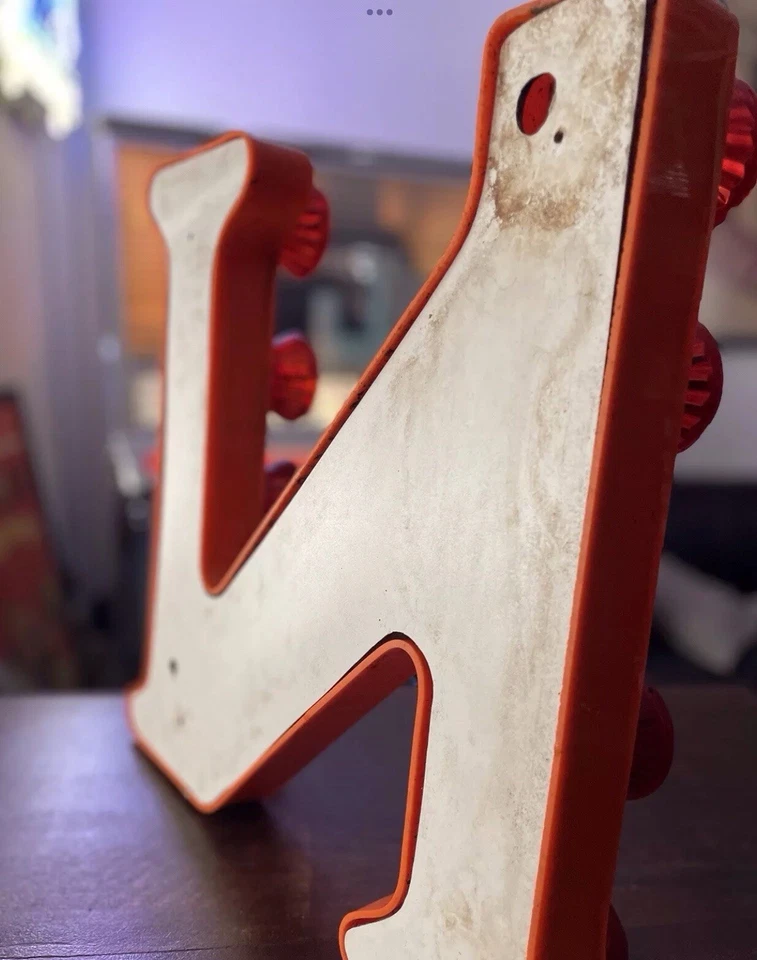 3D Buchstaben - Kirmes Jahrmarkt Circus Original Casino Leucht Reklame. - Bild 4 von 4