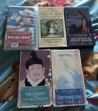 5 Rabbit Ears Stories VHS Tapes