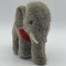 Vintage Original STEIFF "Jumbo" Baby Elephant with Ear Button