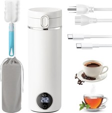 Portable Electric Travel Kettle 500ml Portable Kettle with USB-C Mini Travel