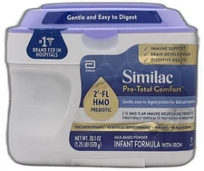 *2026-11-1* Similac Pro-total Comfort Infant Formula With Iron, 20.1-oz Tub