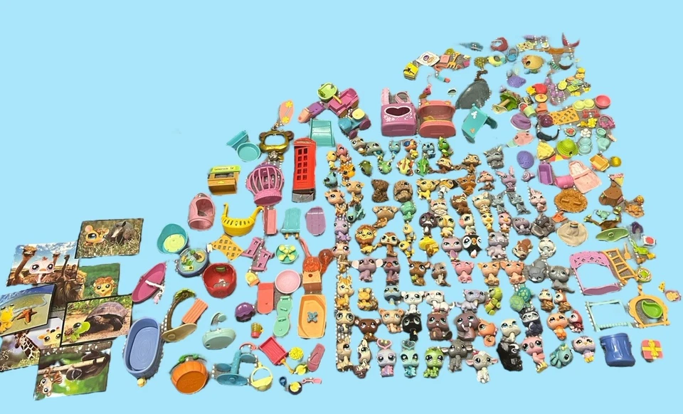 Lote de 95 mascotas Littlest Pet Shop más accesorios y estuche Foto 2 de 4