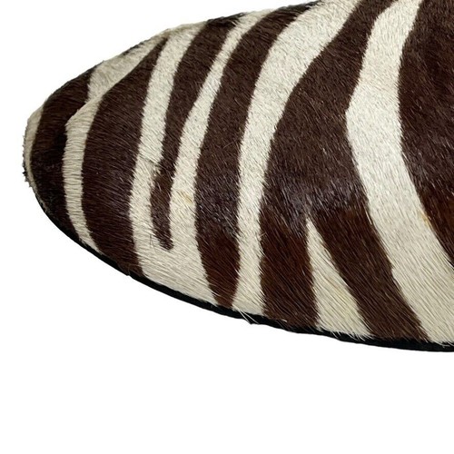 Kaanas Womens Brown Zebra Pigskin Leather Flats Slip On Calf Hair Shoes sz 8 - Picture 5 of 17