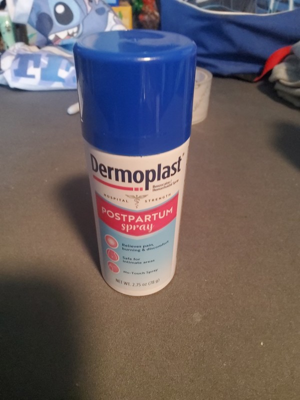 Dermoplast Postpartum Spray for Pain Relief, Benzocaine 20%, Unscented, 2.75 oz
