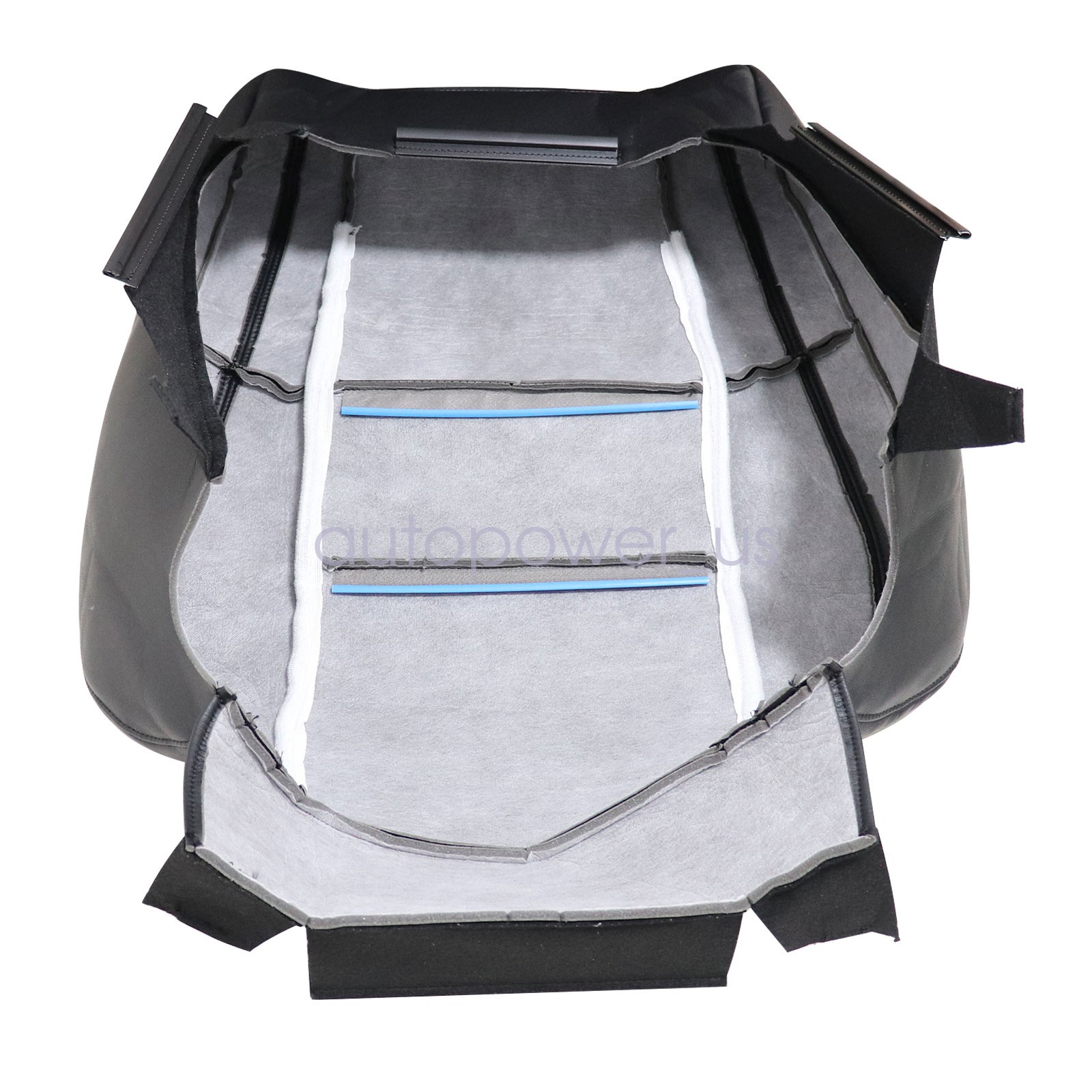 For Dodge Durango 2011-2018 Both Side Top Perforated Leather Seat Cover Black