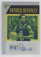 2019-20 Panini Chronicles Flux Auto Silver Patrick Beverley #FA-PBE Auto 04u1