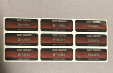 NEW Set Of 9 True Temper Golf Dynalite Stiff Or Regular Flex Shaft Labels RARE!