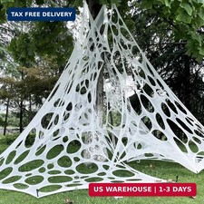 Halloween Spider Web Decorations 13.5ft Giant Stretchy Beef Netting